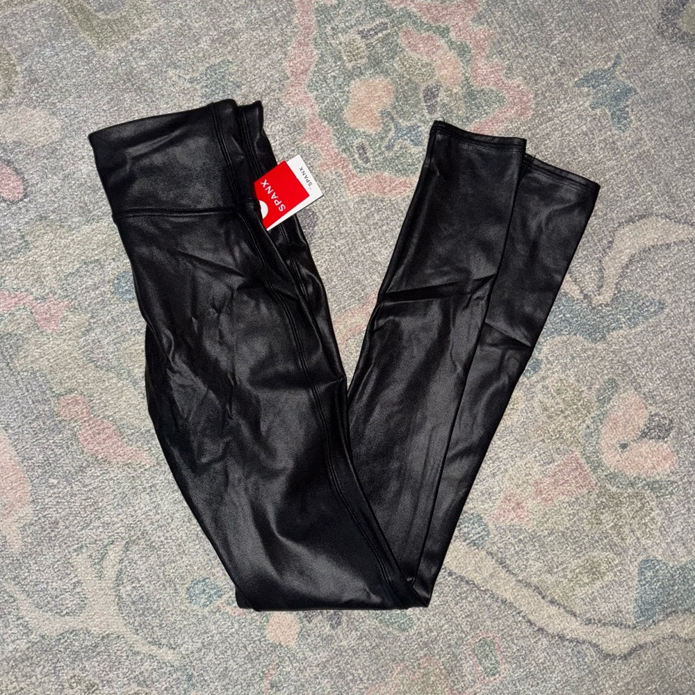 NWT Spanx faux leather leggings